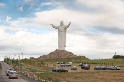 Jesus Christ statue in Swiebodzin