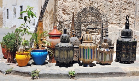 Traditional Moroccan lanterns